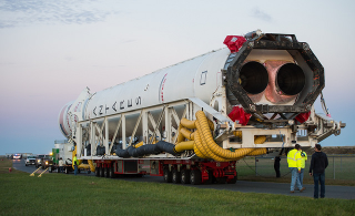Illustration for article titled Uncrewed Antares Rocket Explodes, Crashing Into Pad Seconds After Launch